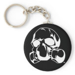 Skull with Gas Mask keychains