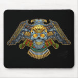 Skull with Guns and Bullets by Al Rio Mouse Pad