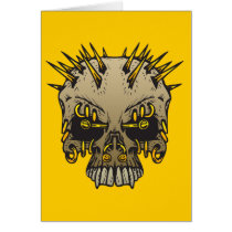 Skull With Piercings cards