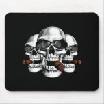 Skull with Shades Mousepads