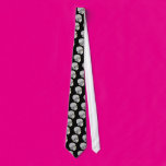 Skull With Sparkling Teeth Neck Tie