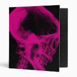 Skull X-Ray Black & Hot Pink binders