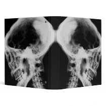 Skull X-Ray Black & White Binders
