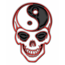 Skull Yin Yang T Shirts