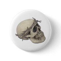 SkullBarbedWireCrown051411 Button