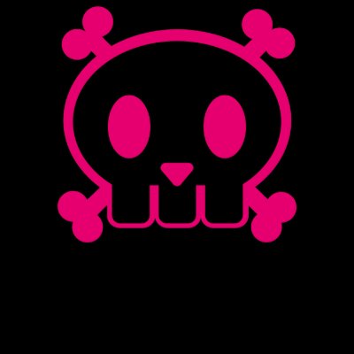 Skullbert Pinkness Tee Shirt by brokenbunny