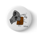 Skullcap Button by gzlfbartsphilosophy Skullcap Button