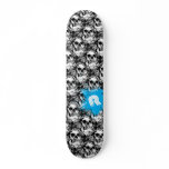 SKULLED SKATE BOARD