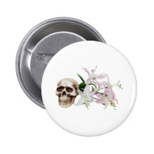 SkullFlowers051409 Buttons