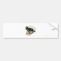 SkullGoggles073109 Bumper Stickers