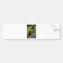 SkullGraveyardGreen091810Vert Bumper Sticker