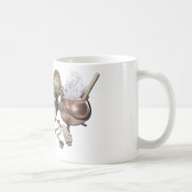 SkullKeysWitchDeskItems070111 Coffee Mugs