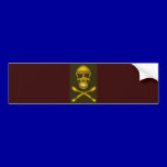 skullNcrossbones_Vector PIRATE SKULL CROSSBONES bumper stickers