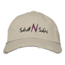 Skullnskin Embroidered Cap ( Nude ) Embroidered Hats