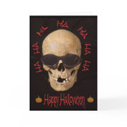 Skulloween card