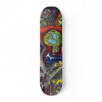 skulls 1 - part 3 skate board decks