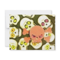 Skulls Across the Page invitations by Deedles_Dee Skulls Across the Page invitations