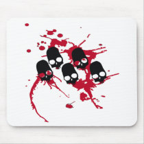 Skulls and Blood mousepads