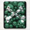 Skulls and Bones Mousepad by MOC2designs Skulls and Bones Mousepad