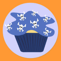 Skulls and Cupcakes Sticker stickers