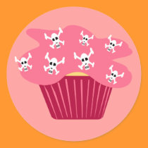 Skulls and Cupcakes Sticker