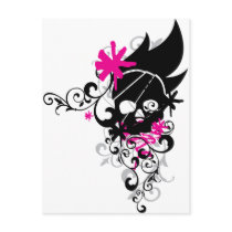 Skulls-and-Curls postcards