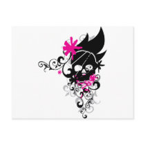 Skulls-and-Curls postcards