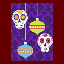Skulls and Ornaments Invitation invitations