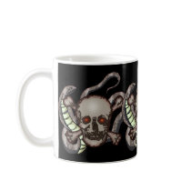 Skulls and Snakes Mug by halloween_tshirts Skulls and Snakes Mug