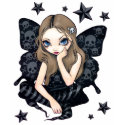 Skulls And Stars gothic fairy Shirt by strangeling Skulls And Stars gothic fairy Shirt