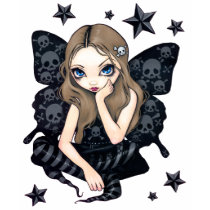 Skulls And Stars gothic fairy Shirt by strangeling Skulls And Stars gothic fairy Shirt