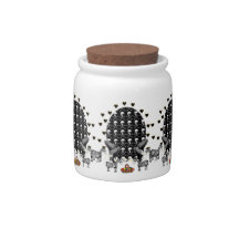 Skulls and Zebras Easter Egg Candy Dish