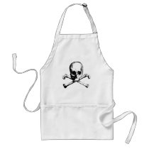 skulls apron