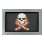 Skulls & Bacon Belt Buckle