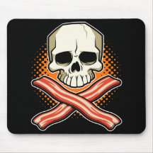 Skulls & Bacon Logo Mousepad