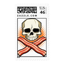 Skulls & Bacon Stamp