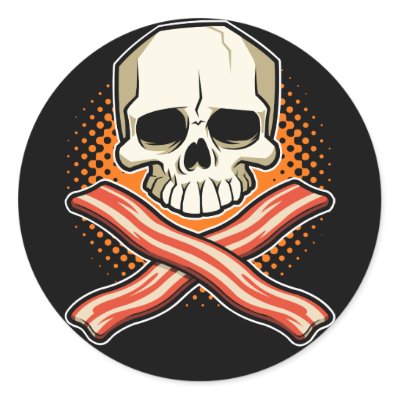 Skulls & Bacon Stickers