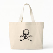 skulls canvas bags