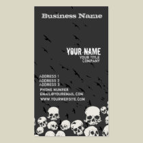 Skulls & Birds Business Card business cards