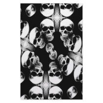 Skulls Black & White stationery