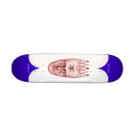 Skulls Blue Custom Skate Board