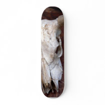 Skulls Bones Horns Cows Custom Skate Board