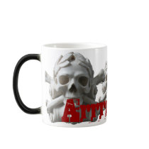 Skulls & Bones Pirate Skeleton Magic Mug by PirateCollection Skulls & Bones Pirate Skeleton Magic Mug