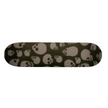 skulls bryce skate board deck