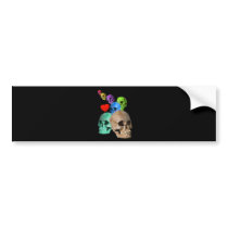 Skulls! bumper stickers