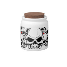 SKULLS CANDY JARS