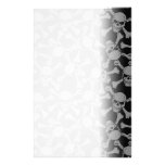 Skulls Crossbones Goth Rock Pirate stationery
