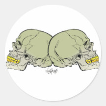 Skulls Duo Sticker