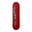 Skulls Flames R Skateboard