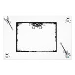 Skulls & Guitars stationery
